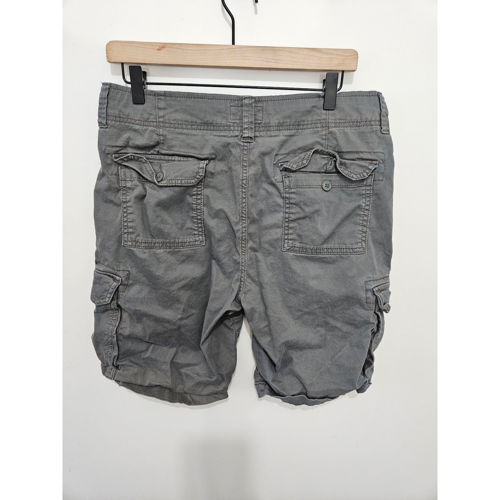 Goodfellow & Co Mens Cargo Shorts Gray Size 34 Stretch Cotton Twill Utility - Picture 6 of 6